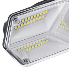 104LED Solar Powered Wall Light PIR Motion Security Flood Lamp Outdoor Light