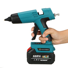 688VF 2000W Hot Melt Glue Guns Cordless Rechargeable Hot Glue Applicator Home Improvement Craft DIY For Makita Battery