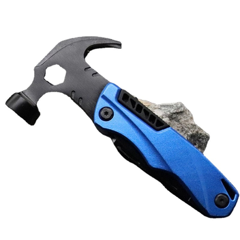 Multi Outdoor Camping Tools Adjustable Wrench/Car Multi-function Lifesaving Hammer Mini Pockets Multifunctional Tool