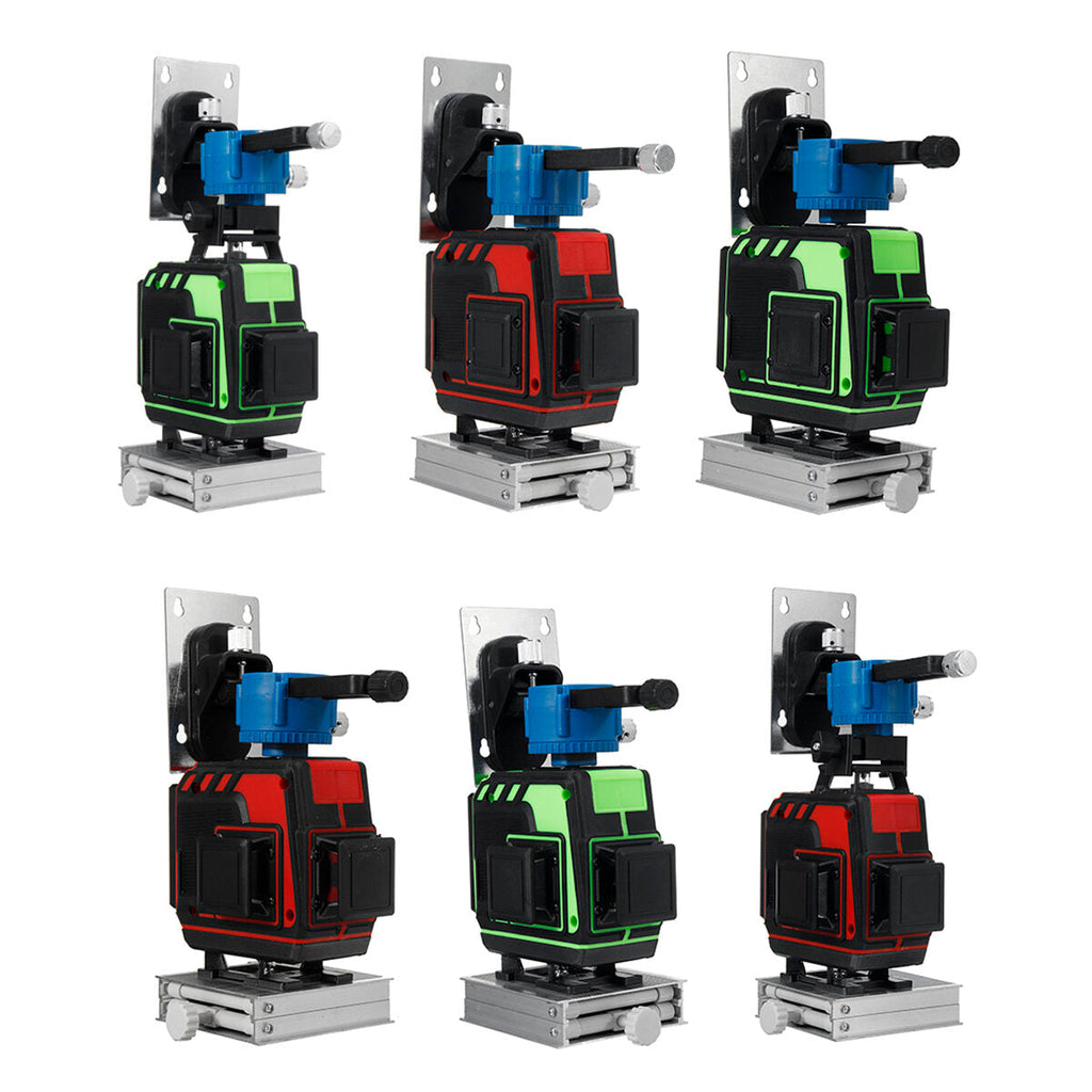 Laser Level With Green Light Digital Rotary Self Leveling Measure 8/12/16 Line