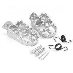 Aluminum Foot Pegs For Motocross PW50 PW80 TTR90 TW200 Pit Dirt Bike