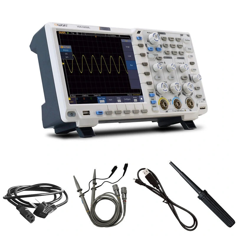 200MHz Digital Oscilloscope, 1GS/s Sampling, 8-Bit Resolution, Advanced Triggers & Data Transfer Interface