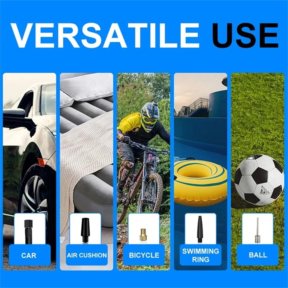 150PSI Wireless Bike Pump - 70W 4000mAh, Fast Inflation, Digital Display, Auto-Off, for Bicycle/Car/Basketball