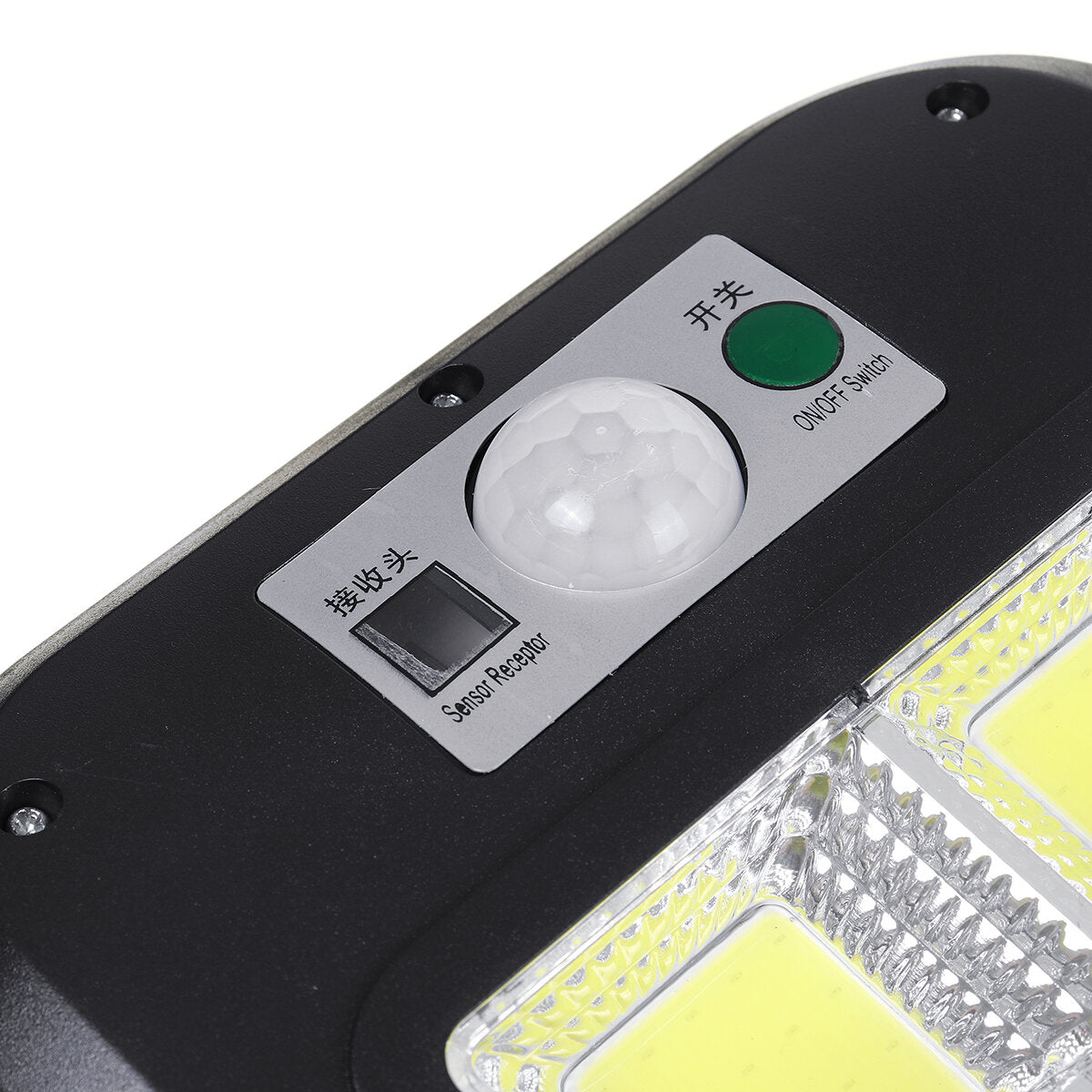 160COB Light Rechargeable Solar Power Street Light Solar Panel Lamp