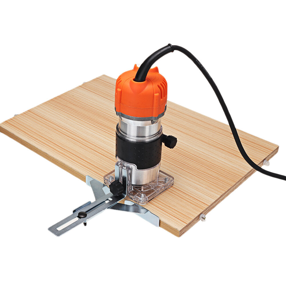 800W 110V/220V Electric WoodTrimmer 6.35mm Steel Chuck For Wood Router Chamfering Grooving Curve Cutting Woodworking Planing