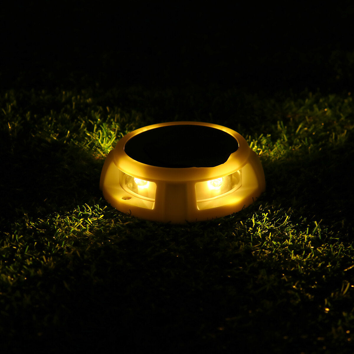 Waterproof Foot Sensor LED Solar Lights Underground Buried Garden Lawn Deck Path Outdoor Wall Lamp