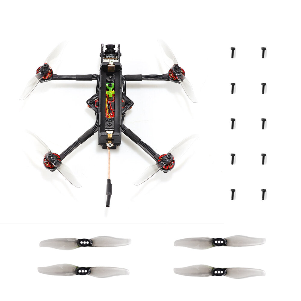 3 Nano Long Range 1S 3" 140mm Wheelbase FPV Racing RC Drone Zeus5 AIO CADDX Nano ANT Rekon 1202.5 11600KV Motor