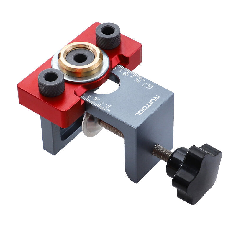 Triad Has Been Hole Punching Locator Round Wood Tenon Connector Opener Board Furniture Multifunctional Punching Tools