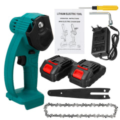 6 Inch Cordless Electric Chain Saws One-Hand ChainSaw Woodworking Tool 98VF/68VF