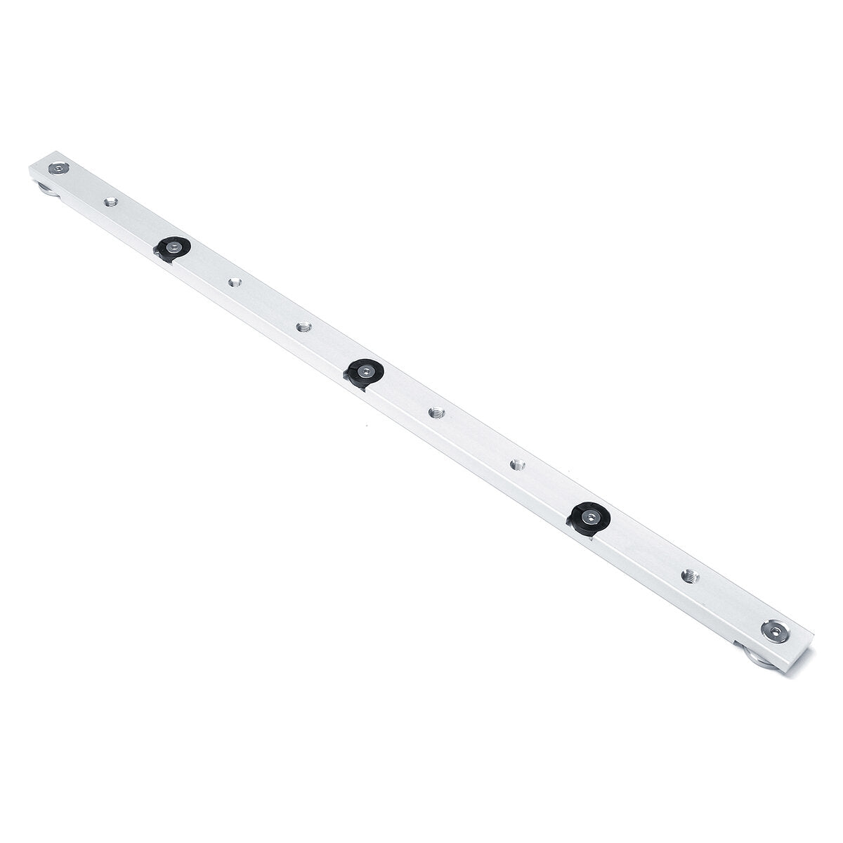 Aluminium Alloy Miter Bar for Table Saw - 300/450/850/880mm, Silver, Durable with Threaded Mounting Holes