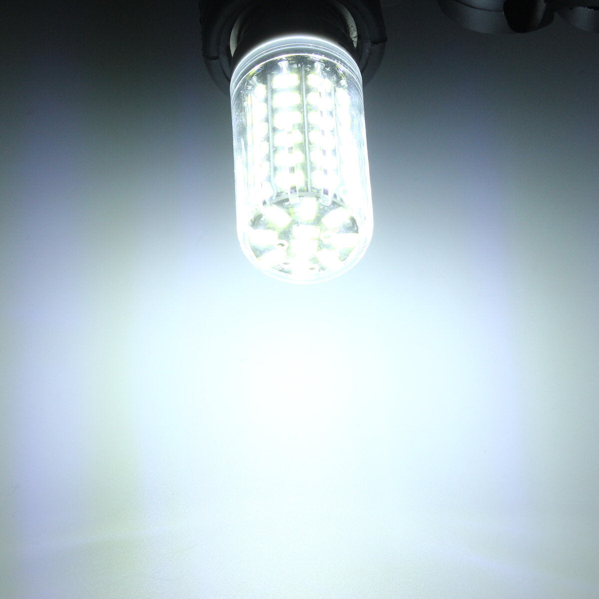 E27 E14 B22 G9 GU10 7W 64 SMD 5733 1000LM  LED Warm White White Cover Corn Bulb AC 220V