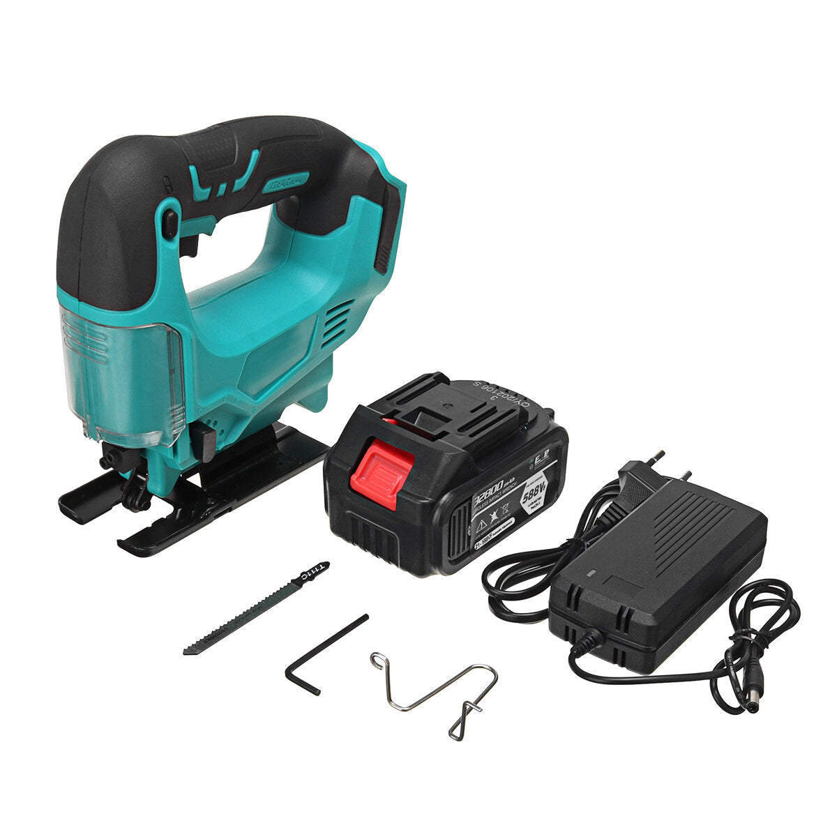 588VF Electric Jigsaw Cordless Portable Woodworking Cutting Jig Saw Power Tools