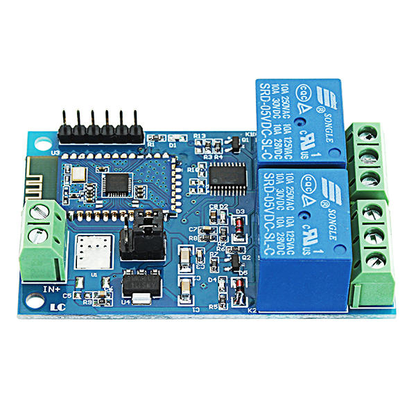 5V Dual Bluetooth Relay Internet Of Things Smart Home Mobile APP Remote Switch