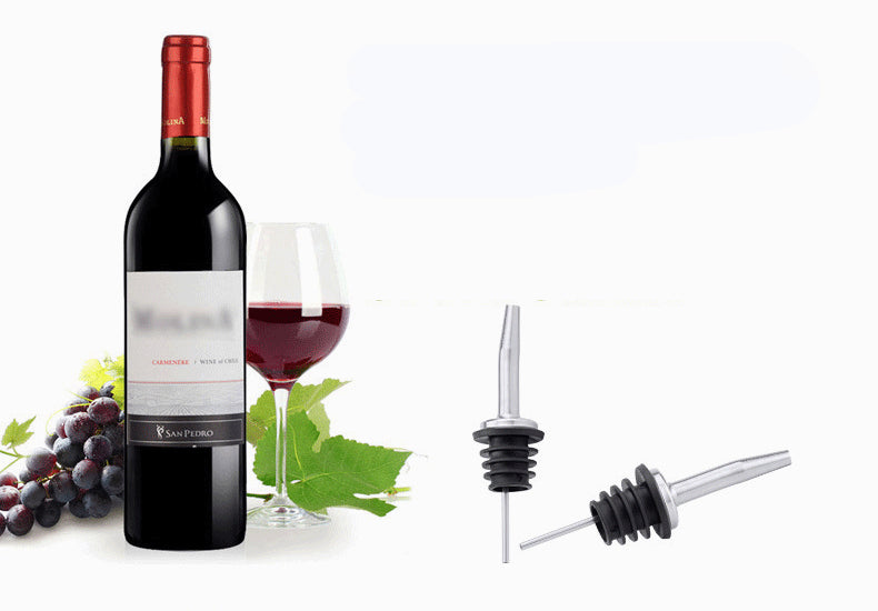 Stainless Steel Liquor Pourer Red Wine Bottle Stopper Multi-function Bar Tools