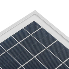 25W 18V Black/Silver 525*350*25mm Monocrystalline Silicon Solar Panel