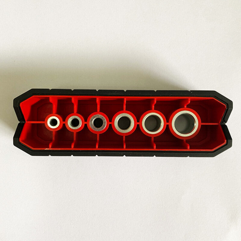 Hole Guide Circular Pipe Punching Locator - Accurate Drilling Tool with Anti-Slip Design, Lightweight & Durable for Woodworking