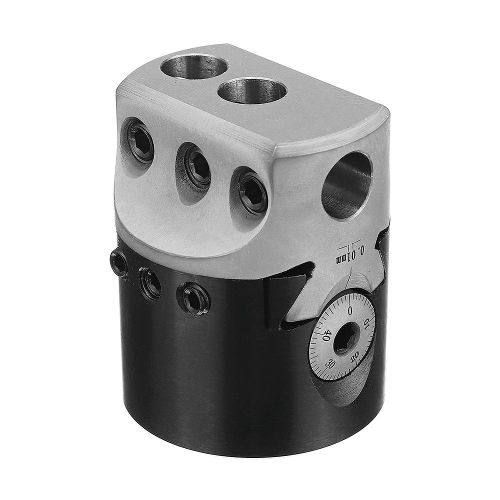 2 Inch Boring Head 50mm Lathe Milling Tool Holder for 12mm Boring Bar