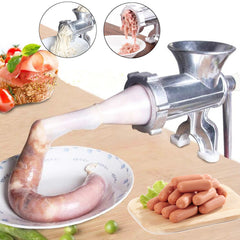 Aluminum Alloy Manual Multifunction Meat Grinder Mincer Enema Table Kitchen Home