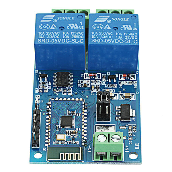 5V Dual Bluetooth Relay Internet Of Things Smart Home Mobile APP Remote Switch