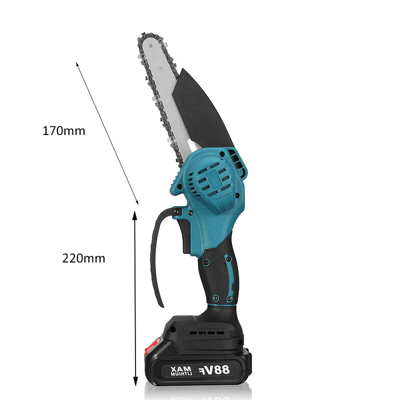 6 Inch 88VF Portable Electric Pruning Chain Saw Small Woodworking Chainsaw