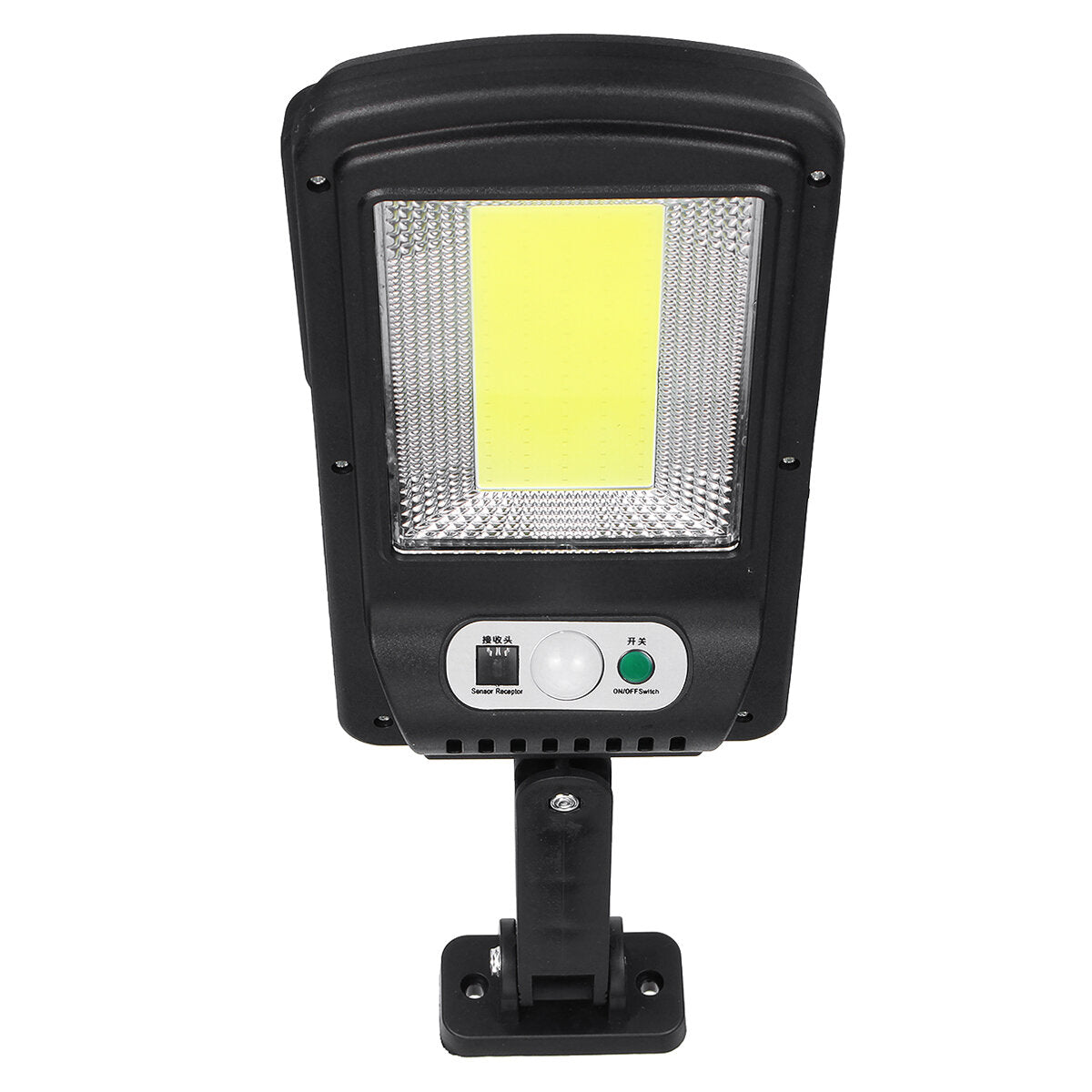 LED COB Solar Wall Light Garden Security Street Lamp PIR Motion Sensor + Remote