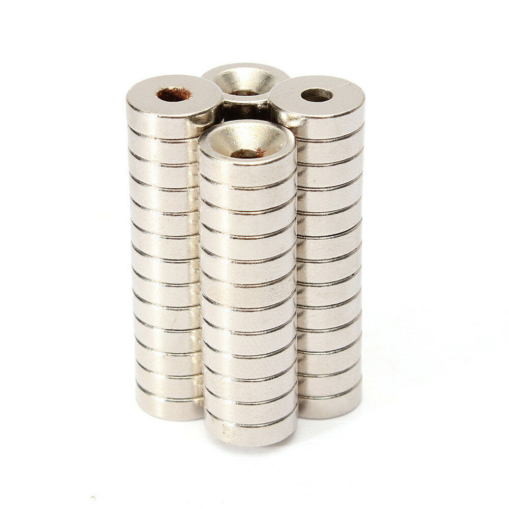 50pcs N50 10x3mm Strong Ring Magnets 3mm Hole Rare Earth Neodymium Magnet