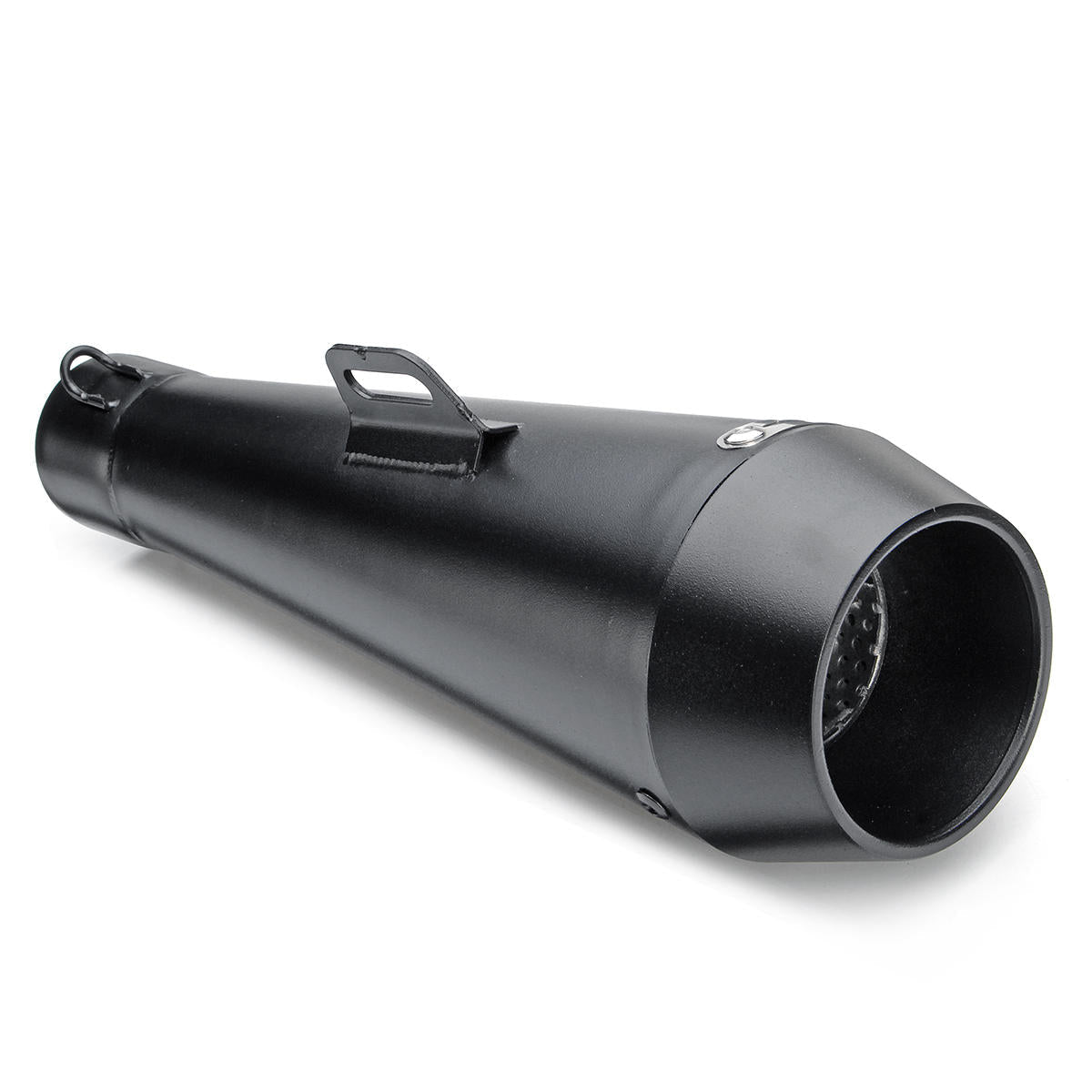 38-51mm 340mm Motorcycle Exhaust Muffler Pipe Tip Universal Aluminium Alloy