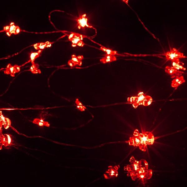 2M 20 LED Battery Powered Snowman String Fairy Light For Christmas Party Weddinng Decor