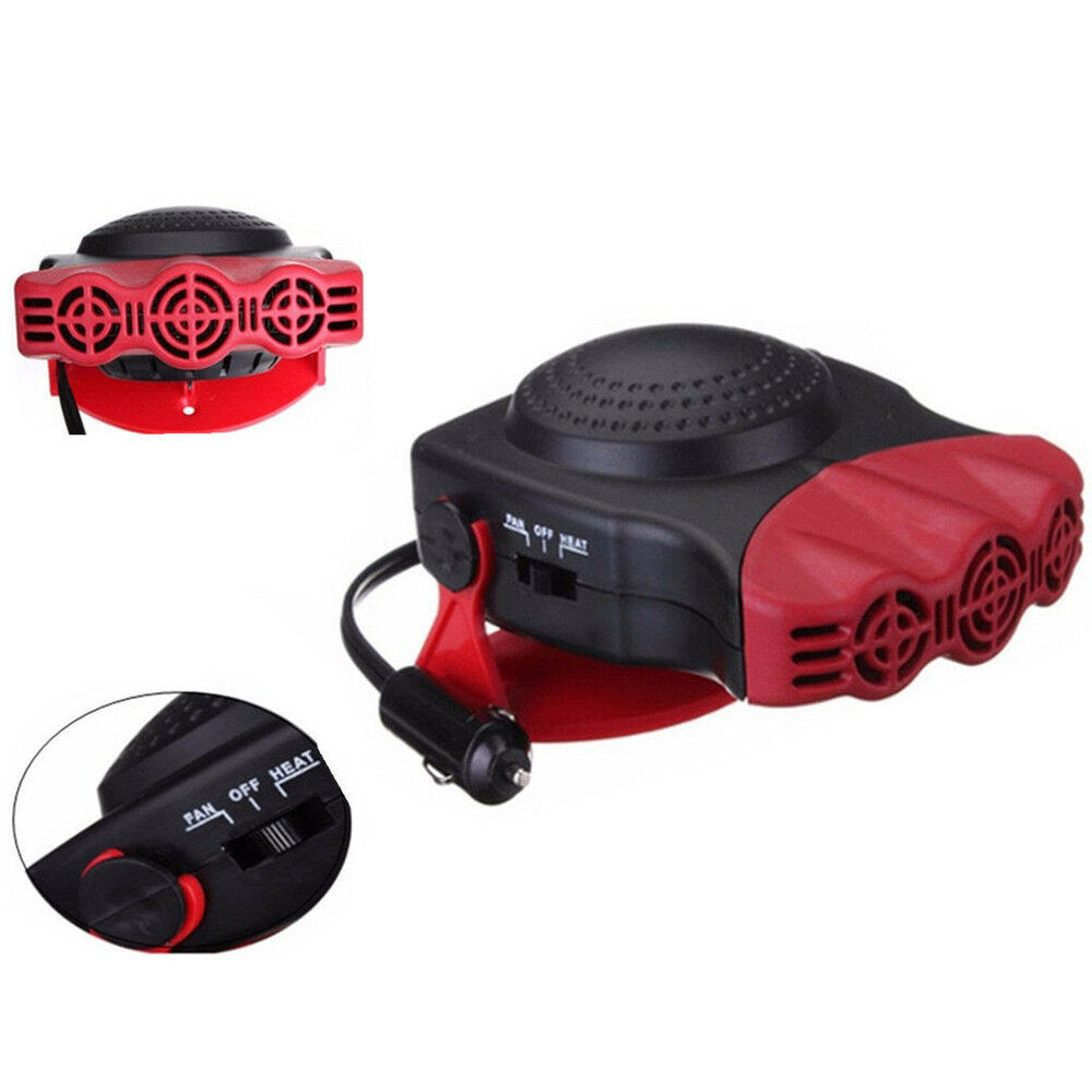 DC12V 150W Heat & Cool Dual Use Car Electric Defrost Heater Wind Heater Auto Car Heating Portable With Swivel Handle Air Snow Defogger