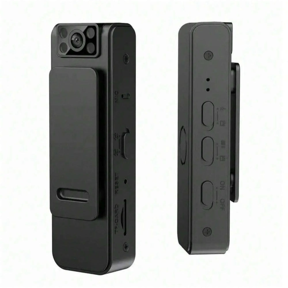 Black 1.3MP USB Action Camera, 1080P Video, 24P Frame Rate, ≤2" Display, Rechargeable, ABS Material