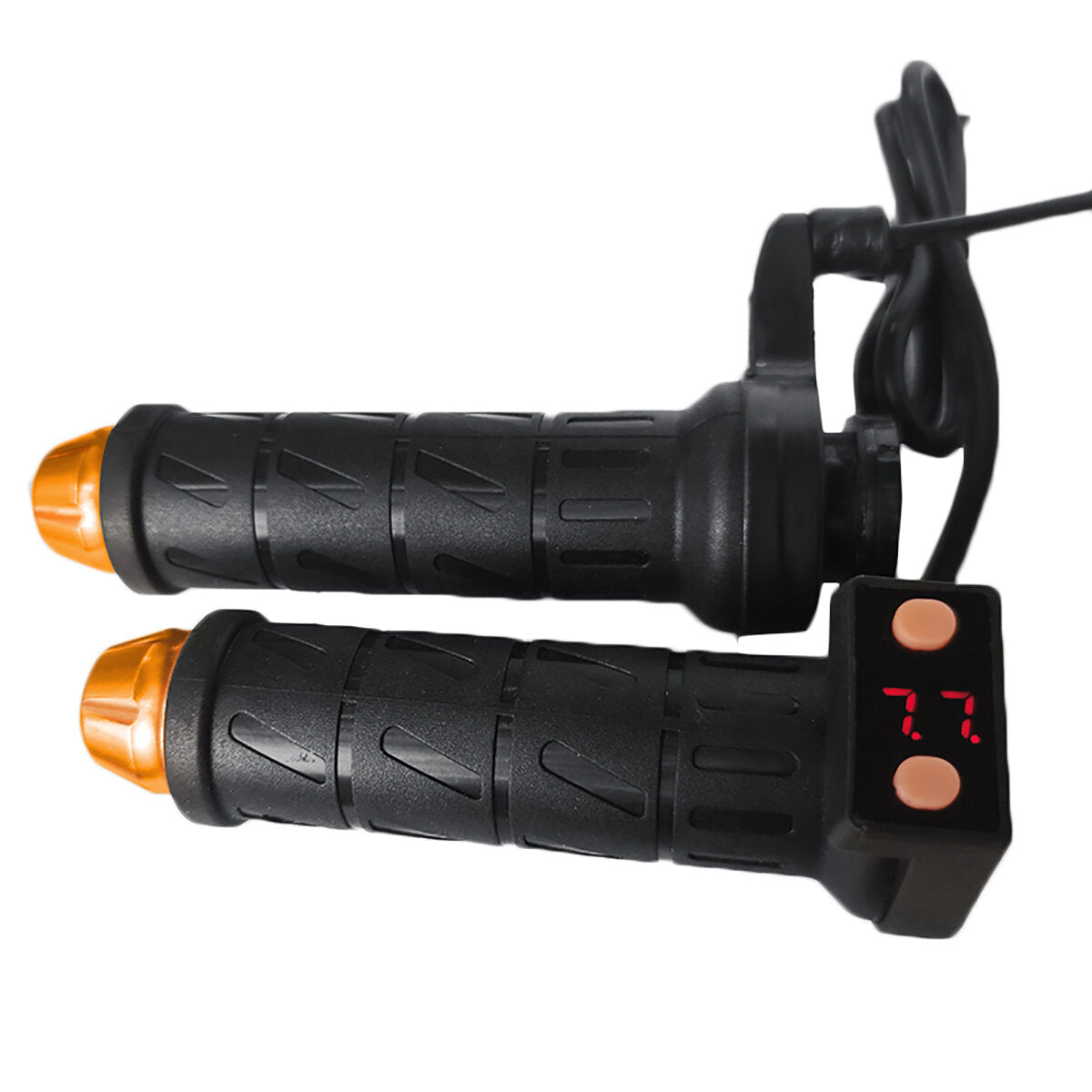 Motorcycle / Electric Scooter Heated Grips 22mm Adjustable Digital LCD Display