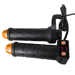 Motorcycle / Electric Scooter Heated Grips 22mm Adjustable Digital LCD Display
