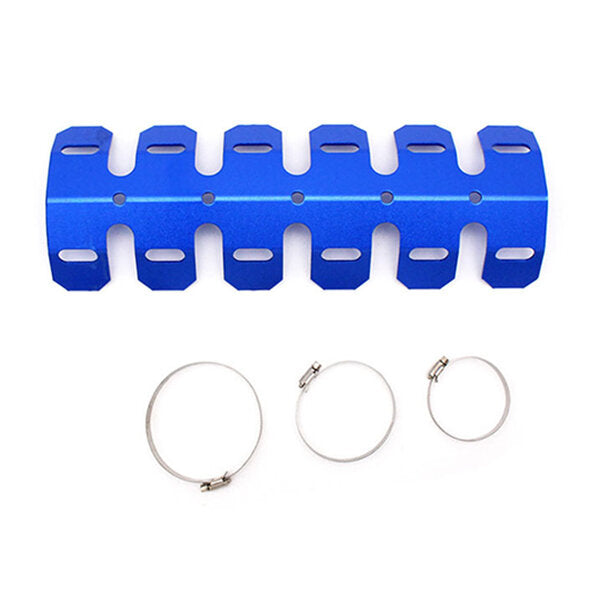 Universal Motorcycle 2-stroke Engine Exhaust Muffler Pipe Heat Shield Cover Guard