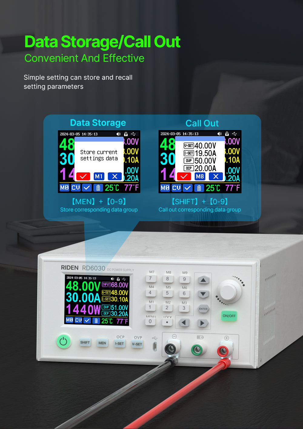 Assembled Set 60V 30A DC Voltage Step-down Stabilized Lab Power Supply Module Buck Adjustable Converter Battery Charging