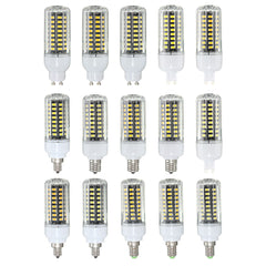GU10 7W 72 SMD 5730 LED Pure White Warm White Natural White Cover Corn Bulb AC85-265V