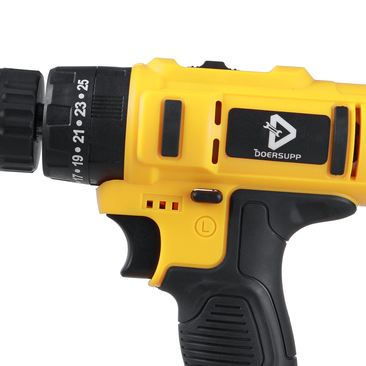 48VF Impact Drill Cordless Screwdriver Drill 25+3 Torque 2 Speed Drilling Battery Indicator Tool