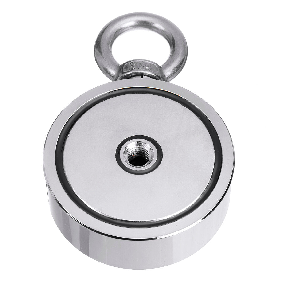 48/60/67/75mm Neodymium Recovery Magnet with 10M Rope Fishing Magnet Salvage Tool