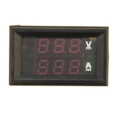10pcs Mini Digital Voltmeter Ammeter DC 100V 10A Voltmeter Current Meter Tester Blue+Red Dual LED Display