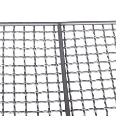 Titanium BBQ Barbecue Grill with Hanging Chain Food Charcoal Carbon Furnace Camping Picnic Garden Tableware