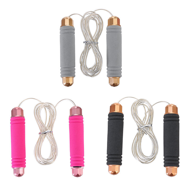 3M Adjustable Length Fitness Jump Rope Sponge Handle 350g Bearing Skipping Rope Sports Gym Exercises Boxing Training
