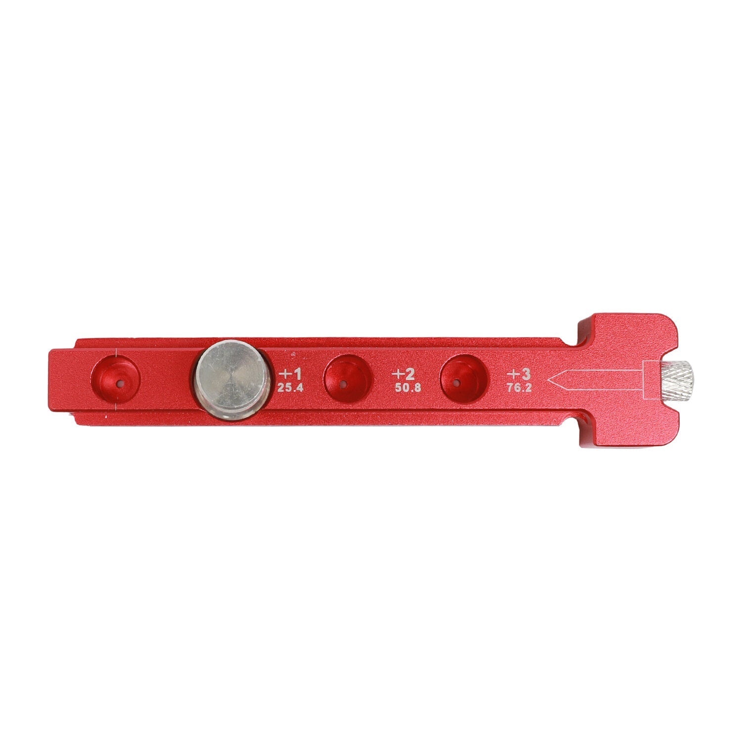 Adjustable Red Woodworking Compass - Multi-functional Tool for Circles, Measuring, and Marking - Durable Aluminum Alloy