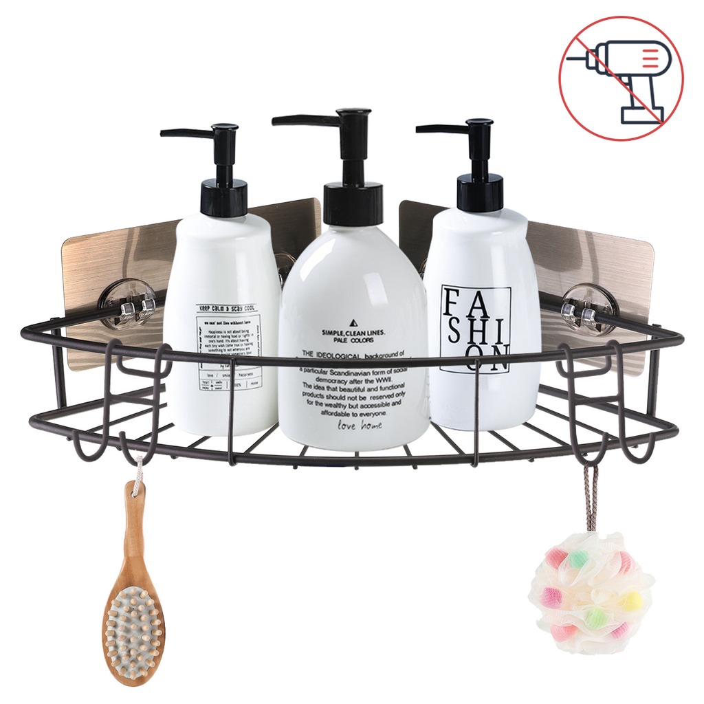 Stainless Steel Bathroom Kitchen Shower Shelf Storage Rack