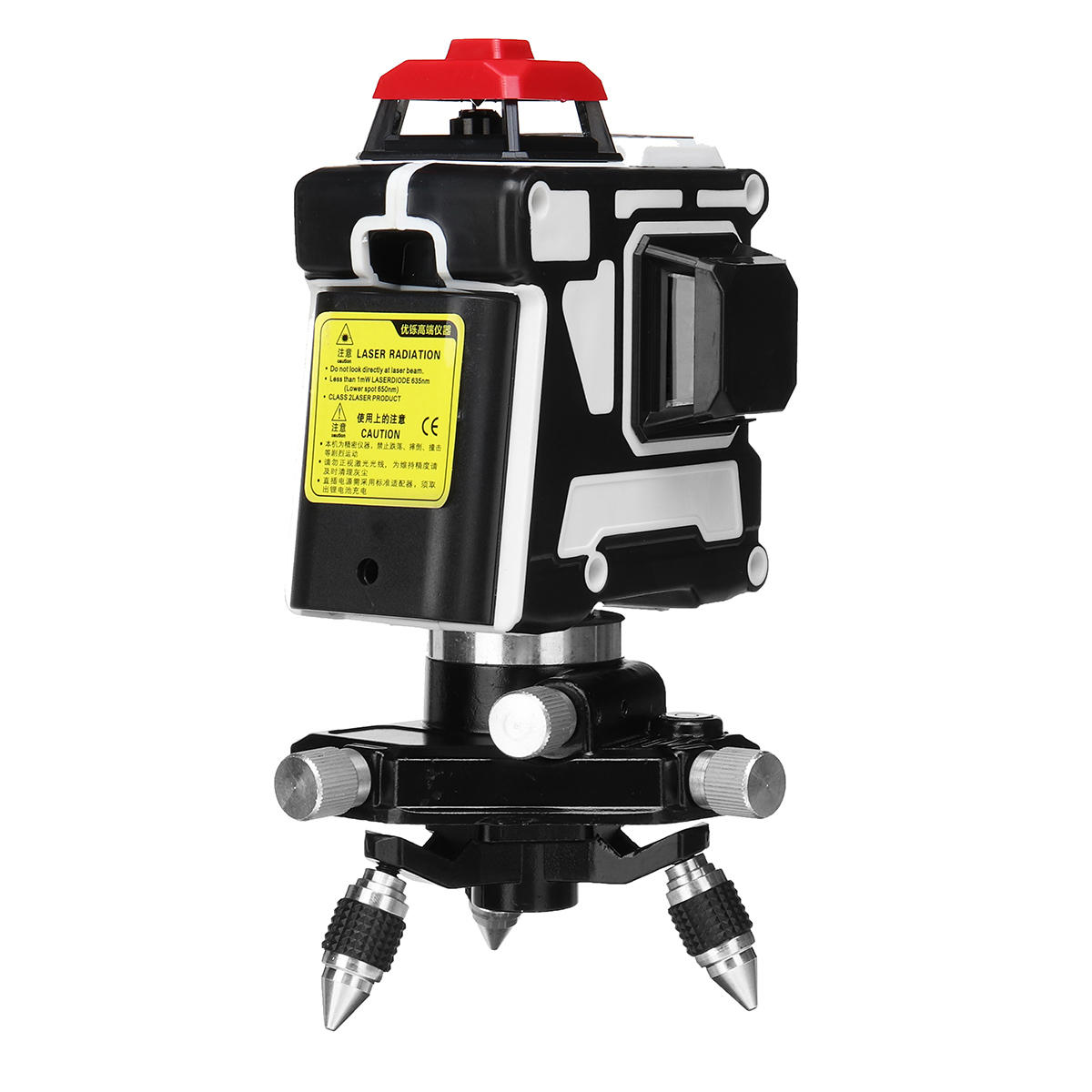 360 12 Line 3D 120X Green Light Laser Level Outdoor Cross Measure Tool W/ Tripod