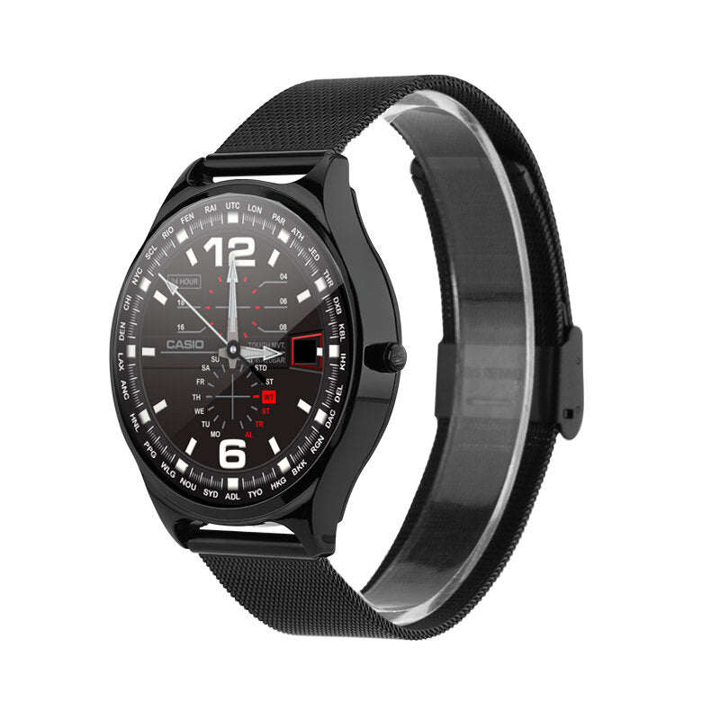 1.33 Inch Larger Full Touch Screen RAM 1G Heart Rate Monitor Music Control Weather Smart Watch