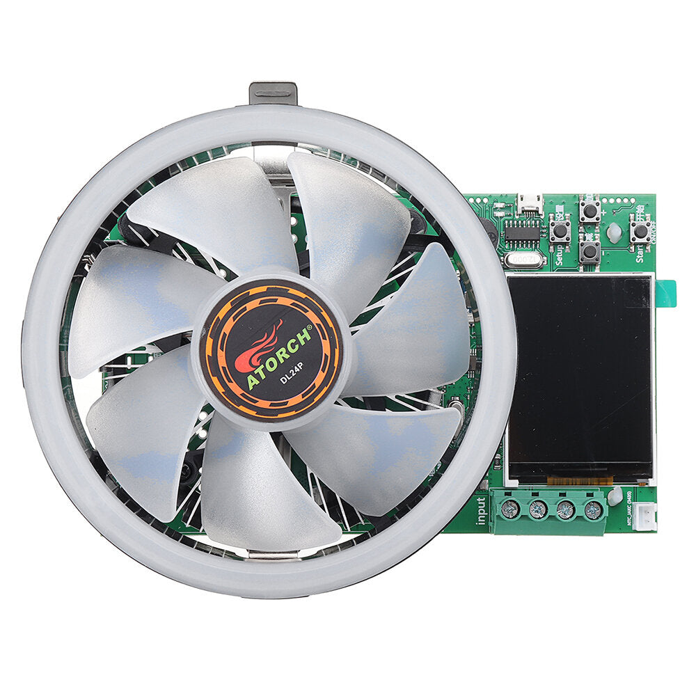 180W DL24P 2.4 Inch DC USB Tester Electronic Load Battery Capacity Monitor Power Meter