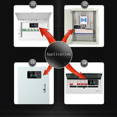 AC 50~300V 20A/100A Digital Electricity Meter Voltmeter Ammeter With CT Power Current Voltage Temperature Measurement