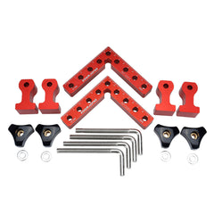 6PCS Right Angle Positioning Clamp Set - Precision 90 Degree Woodworking Clamps for Efficient Projects