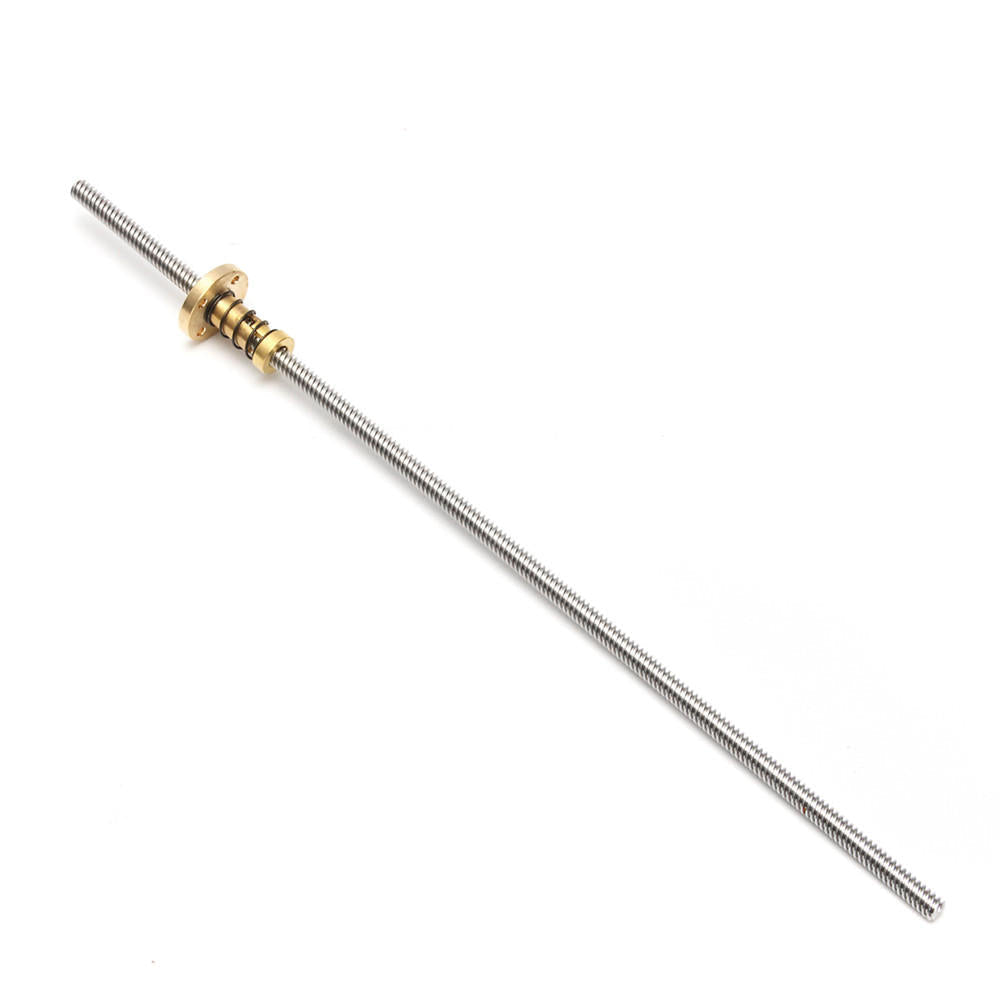 T8 400mm Lead Screw 8mm Lead with Anti-Backlash Nut CNC Parts