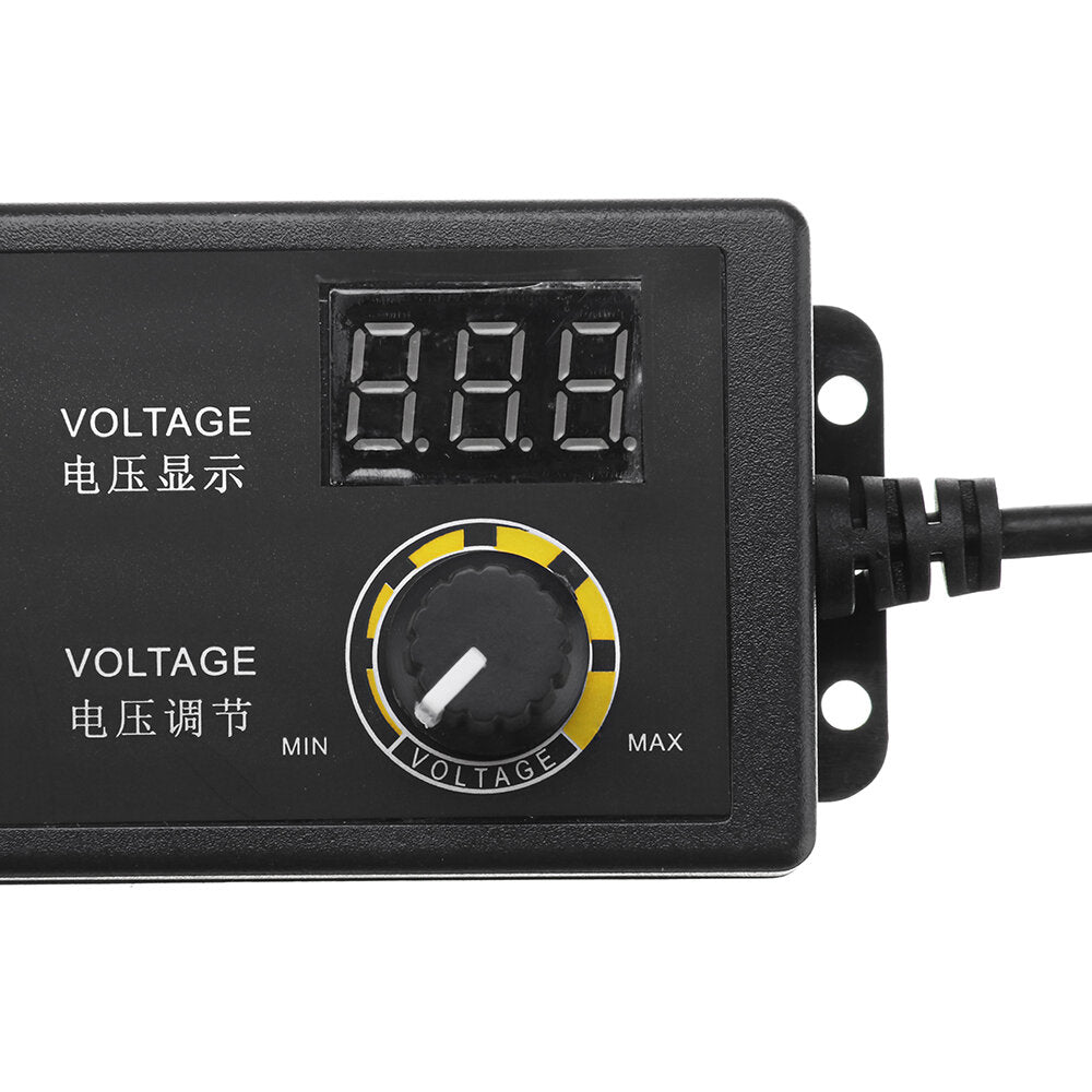 3-12V 5A Power Adapter Adjustable Voltage Adapter LED Display Switching Power Supply