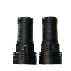 30000LM 1000M Long Range Powerful LED Flashlight Type-C USB Rechargeable 3*21700 High Power Output Strong LED Torch